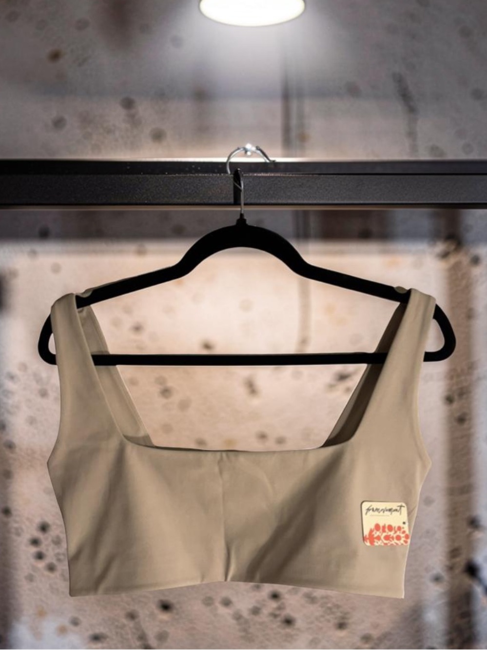 FP Movement by Free People Square Neck Bra in Tan/Neutral